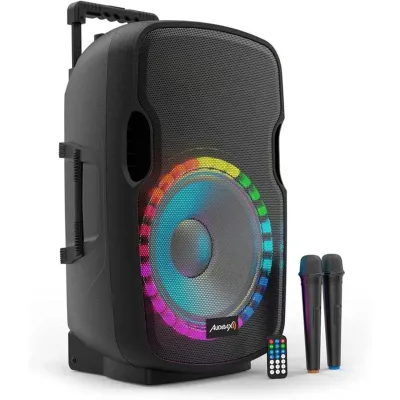 Audibax Denver 15 Malibu Activo 15” 250W 2 Mic Inalámbricos
