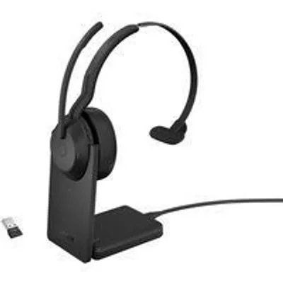 Auricular Jabra 25599-889-989 Monoaural Bluetooth 5.2 ANC USB-C 18h Batería Base Carga