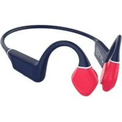 Auricular Leotec LEBONE03 KURI Conducción Ósea Bluetooth 5.4 Multipunto IPX5 8-12h Azul/Rojo