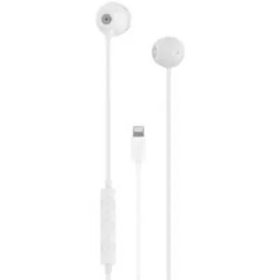 Auricular T'nB CURV Blanco Intraaural Alámbrico Lightning Micrófono Integrado 1,2m