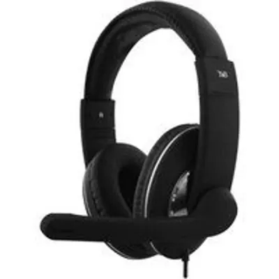 Auricular T'nB HS-500 USB Circumaural Binaural con Micrófono Integrado Control Volumen/Mutear 2m 215g Negro