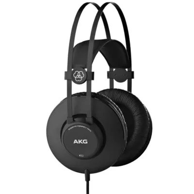 Auriculares AKG K52 con cable Jack 3,5 mm para estudio y escenario negros