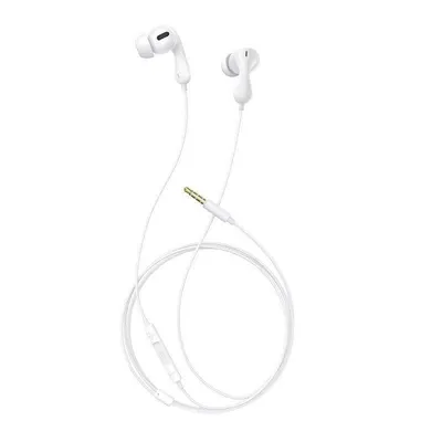 Auriculares Baseus Encok Hz20 con cable Jack 3,5 mm para llamadas y música Blanco