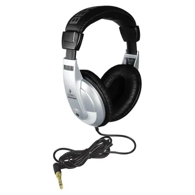 Auriculares Behringer HPM1000 con cable conectividad alámbrica para música negro y plata