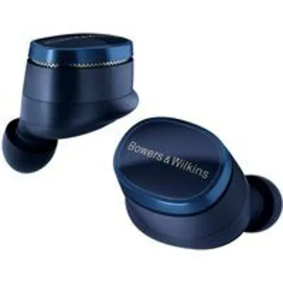 Auriculares Bowers & Wilkins inalámbricos Bluetooth TWS con micrófono, resistentes IP54, Midnight Blue