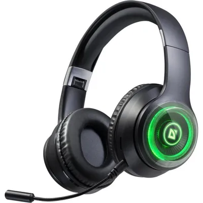 Auriculares Defender FreeMotion B400 inalámbricos y con cable Bluetooth para llamadas, música y deporte con reducción de ruido pasiva y micrófono extraíble, negros
