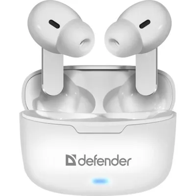 Auriculares Defender TWINS 903 inalámbricos True Wireless Stereo TWS para llamadas, música y deporte, con control táctil y filtrado de ruido pasivo, blancos