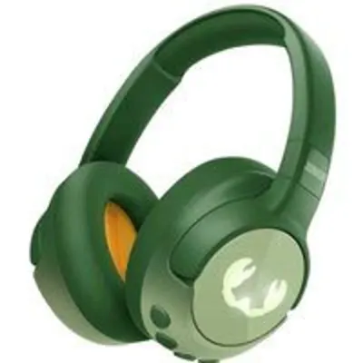 Auriculares Fresh 'n Rebel Clam Junior Lucky Lizard Verde Bluetooth Diadema Niños 85dB Plegables LED