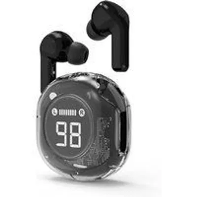 Auriculares Gembird inalámbricos Bluetooth TWS con indicador LCD y modo llamadas