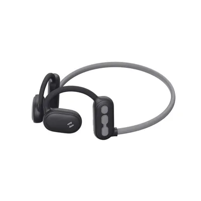 Auriculares Havit 6939119066499 inalámbricos Bluetooth para uso diario, deporte y música, color negro y gris