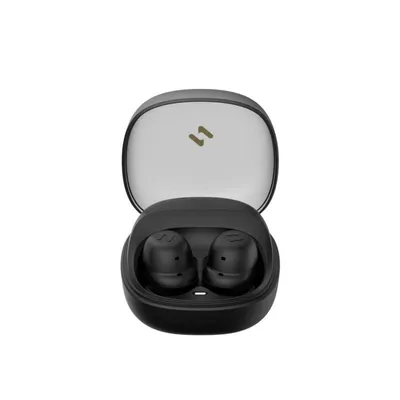 Auriculares Havit 6939119067991 inalámbricos True Wireless Stereo Bluetooth para llamadas y música con cancelación de ruido, negros