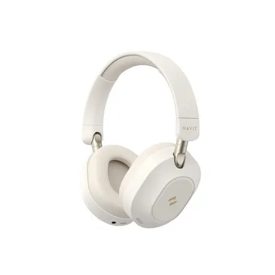Auriculares Havit 6939119081430 inalámbricos Bluetooth con Cancelación de Ruido para música y uso diario, color beige