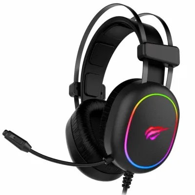 Auriculares Havit H2016U con cable Alámbrico Gaming Cancelación de Ruido RGB Negros