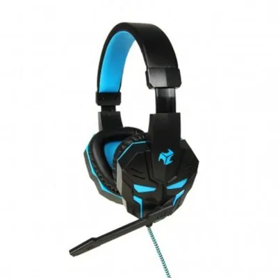 Auriculares iBox X8 con cable Gaming Jack 3,5 mm y USB Retroiluminados Biaurales Negro y Azul