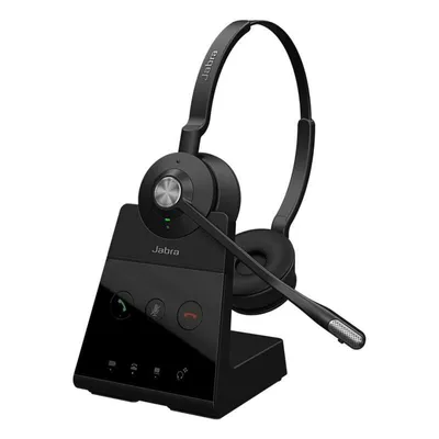 Auriculares Jabra Engage 65 SE inalámbricos DECT para oficina con micrófono con cancelación de ruido negros
