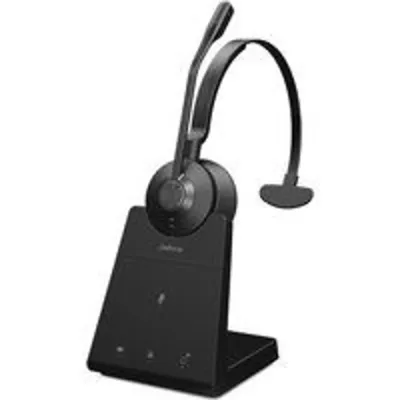 Auriculares Jabra inalámbricos DECT con Micrófono Boom y Cancelación de Ruido Negro