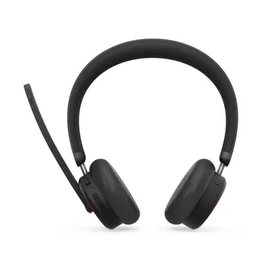 Auriculares Lenovo 6550 inalámbricos Bluetooth con Cancelación de Ruido para oficina y llamadas negros