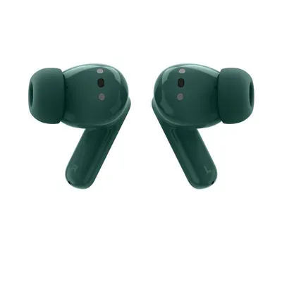 Auriculares Motorola Moto Buds Bass inalámbricos Bluetooth con Cancelación Activa de Ruido, triple micrófono y protección repelente al agua, color verde