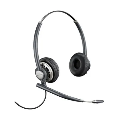Auriculares Poly EncorePro 720 con cable Quick Disconnect para oficina y cancelación de ruido negros