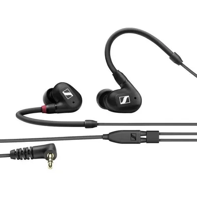 Auriculares Sennheiser IE 100 PRO con cable Jack 3,5 mm para monitorización profesional con Cancelación de Ruido activos negros