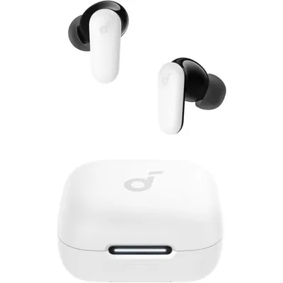 Auriculares Soundcore P30i inalámbricos Bluetooth con Cancelación de Ruido, micrófono y protección IP54, color blanco