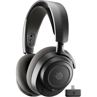 Auriculares SteelSeries Arctis Nova 7 Gen 2 inalámbricos Bluetooth 2,4 GHz Gaming con Cancelación de Ruido negros