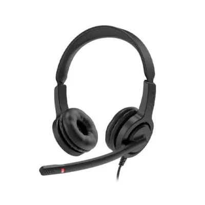 Axtel Auriculares USB-A/Jack 3,5 mm, Micrófono y ANC