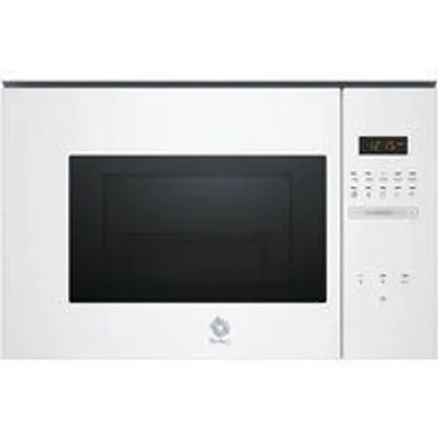 Balay 3CG5172B2 Microondas Integrable con Grill 20L 800W Cristal Blanco