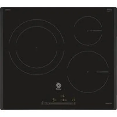 Balay 3EB965LU Placa de Inducción 3 Fuegos Negra Biselada