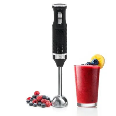 Batidora Briebe Hb1173blk de Mano 600W Pie Extraíble Cuchillas Inoxidable Negra