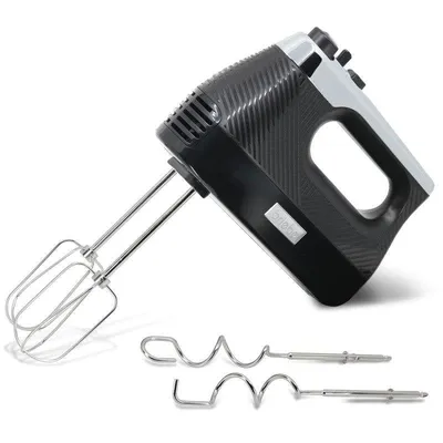 Batidora de mano Briebe HM1174BLK 400W 5 velocidades Turbo negra