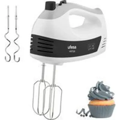 Batidora de mano Ufesa Versa BV4660 500W 5 velocidades Negro/Blanco
