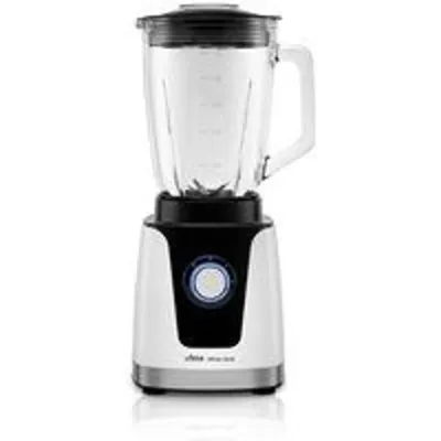 Batidora de vaso Ufesa 70205761 1500W 1.5L Jarra de Vidrio 6 Cuchillas Titanio Turbo Negro/Blanco