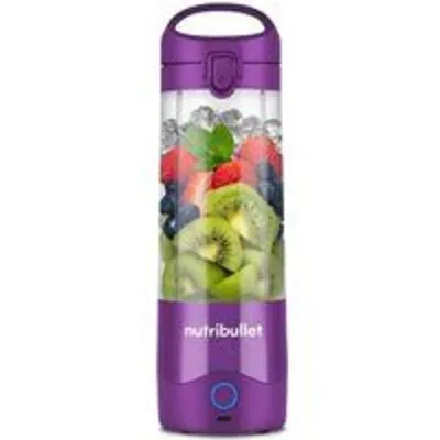 Batidora portátil NutriBullet NBP003PU 475ml Tritan USB-C 2000mAh Picahielos Púrpura