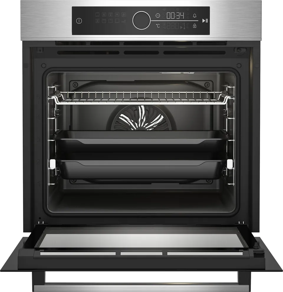 Beko b100 BBIM12400XMPS horno 72 L 3300 W Negro, Acero inoxidable