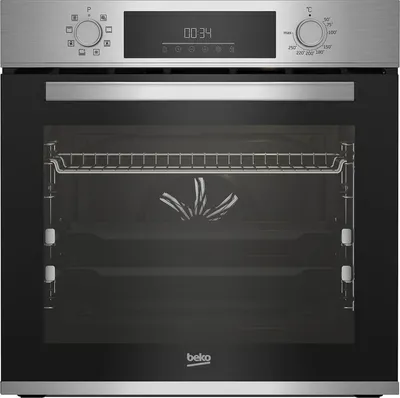 Beko BBIM12301X horno 72 L Negro, Acero inoxidable