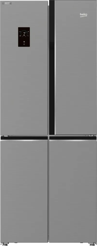 Beko GNE480E30ZXPN nevera puerta lado a lado Independiente 450 L F Acero inoxidable