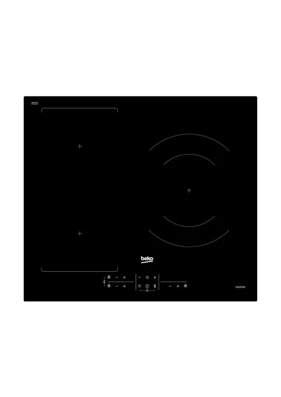 Beko HII63201FMT hobs Negro Integrado 60 cm Con placa de inducción 3 zona(s)