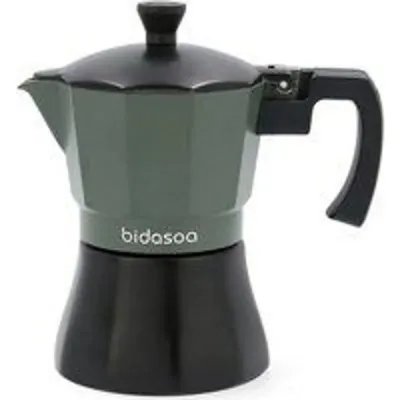 Bidasoa Vera Cafetera Italiana Aluminio Apta Inducción 3 Tazas