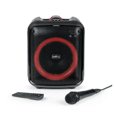 BigBen Cube Altavoz 200W Bluetooth Efectos LED+Mic+Mando