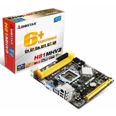 Biostar H81MHV3 LGA1150 DDR4 32GB