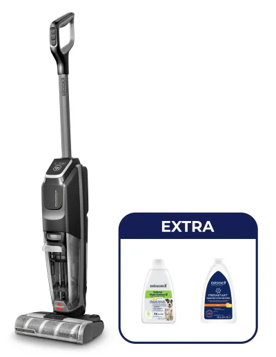 Bissell CrossWave OmniForce Edge Select Aspiradora vertical Batería Seca y húmeda Politetrafluoroetileno (PTFE) Sin bolsa 0 L 22 W Negro, Gris