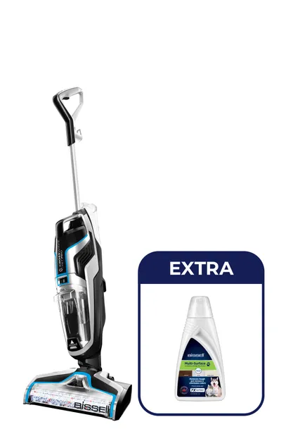 Bissell CrossWave Pet Pro Aspiradora vertical Corriente alterna Seca y húmeda Sin bolsa 0 L 560 W Negro, Azul, Plata