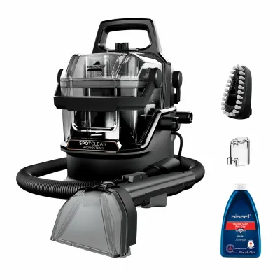 Bissell SpotClean Hydrosteam Select Limpiador a vapor de cilindro 1,9 L 1000 W Negro