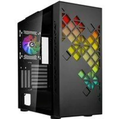 BitFenix Tracery Cristal Templado USB-C ARGB Negra