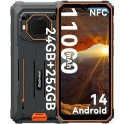 Blackview BV6200 Plus 8GB/256GB Smartphone Android 14 Naranja