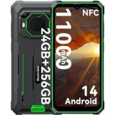 Blackview BV6200 Plus 8GB/256GB Smartphone Android 14 Verde