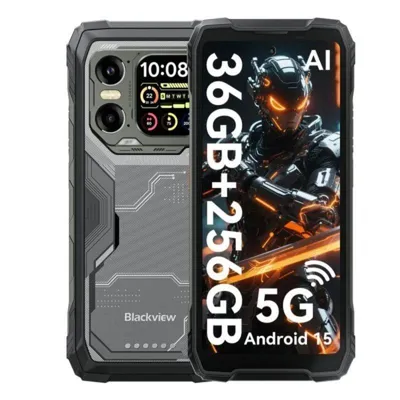Blackview XPLORE 1 12GB 256GB 6.78" IPS 120Hz 5G Dual SIM Batería 20000mAh Android 15 Negro