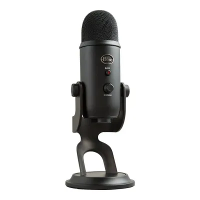 Blue Yeti Micrófono USB Negro para Grabación y Transmisión en PC