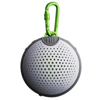 Boompods Aquablaster Impermeable con Mosquetón 8W Gris/Verde
